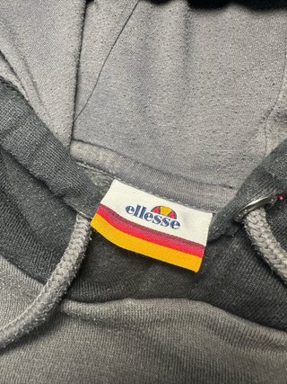 Sudadera Ellesse Gris/Negro Talla XL