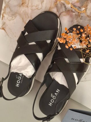 Sandalias Hogan Piel Flexible Plataforma Italy