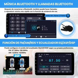 Radio Coche Android 13.0 1 DIN 2GB+32GB