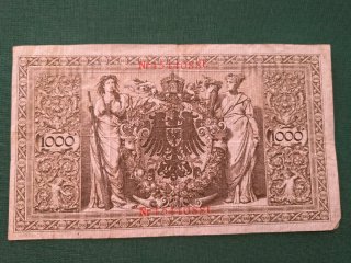 Billete 1000 Marcos 1910