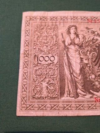 Billete 1000 Marcos 1910