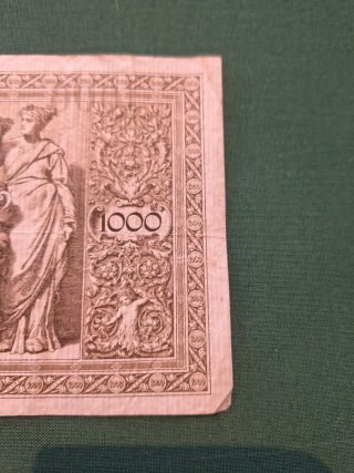 Billete 1000 Marcos 1910
