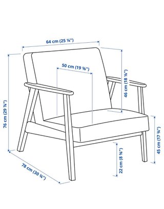 Butaca Ekënaset Tela y Madera