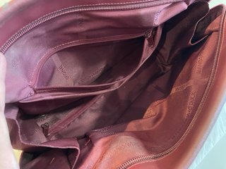 Bolso Mandarina Duck Rojo Piel