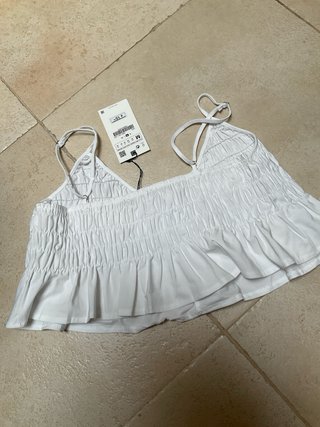 Top Zara blanco