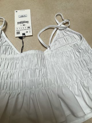 Top Zara blanco