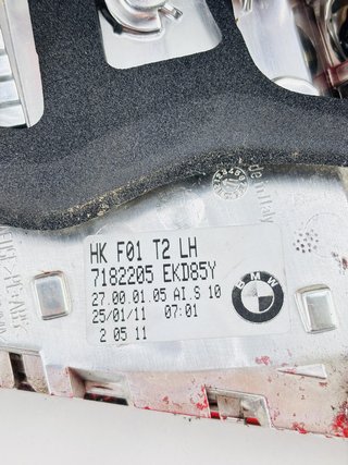 Piloto trasero izquierdo interior BMW Serie 7 2008-2012 7182205