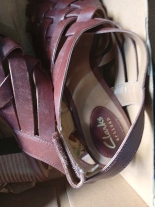 Sandalias Clarks Talla 38 Marrón