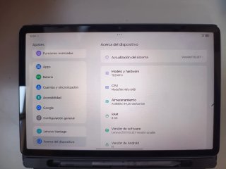 Lenovo Tab M11 + Lápiz + Funda + Cristal