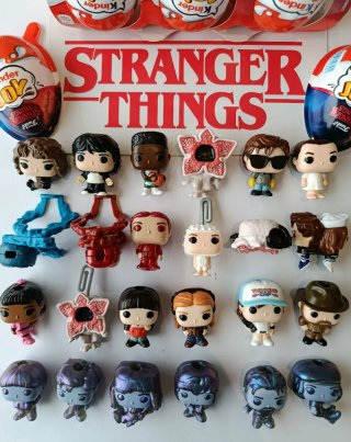 Figuras Kinder Joy Stranger Things