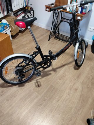 Bicicleta plegable ruedas 50 cm