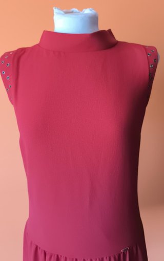 Vestido Granate Fórmula Joven Talla 40