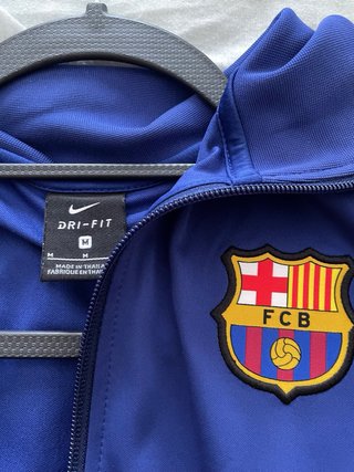 Chaqueta Nike FC Barcelona Azul y fucsia