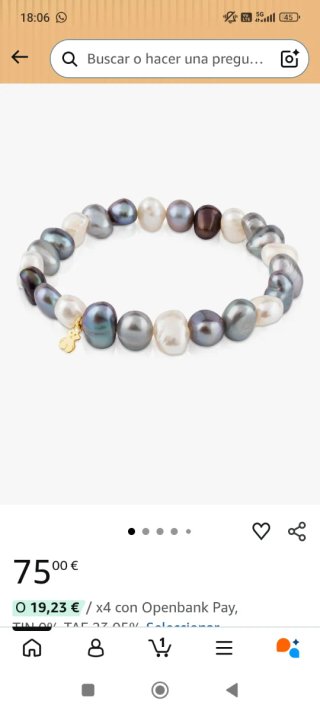 Pulsera Tous Perlas Multicolor