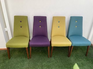 4 Sillas Tapizadas Salón