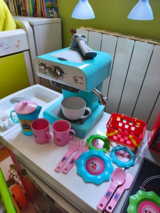 Cocinita Molto carrito compra y cafetera