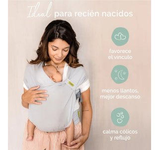 Portabebés Boba Bliss Gris