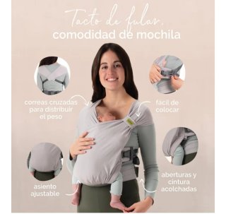 Portabebés Boba Bliss Gris