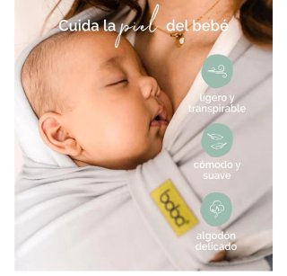 Portabebés Boba Bliss Gris