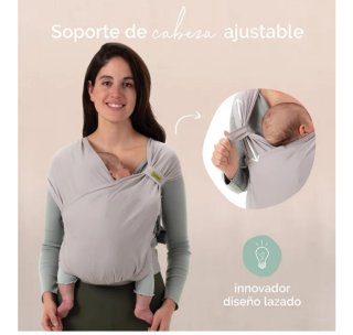 Portabebés Boba Bliss Gris
