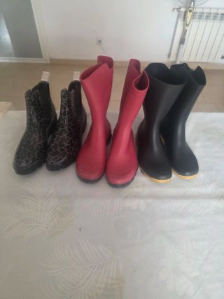 Botas de agua con estampado animal