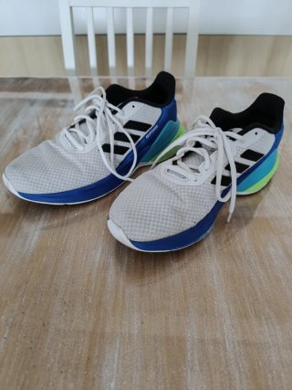 Zapatillas Adidas Response SR Hombre Blanca Azul