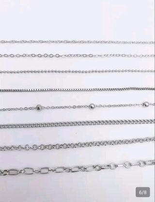 Set de Cadenas Plateadas a estrenar