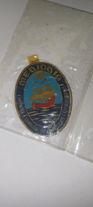 Placa Antigua Mediodia Compañía Española Seguros