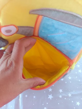 Mochila Peluche Excavadora Infantil