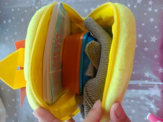 Mochila Peluche Excavadora Infantil