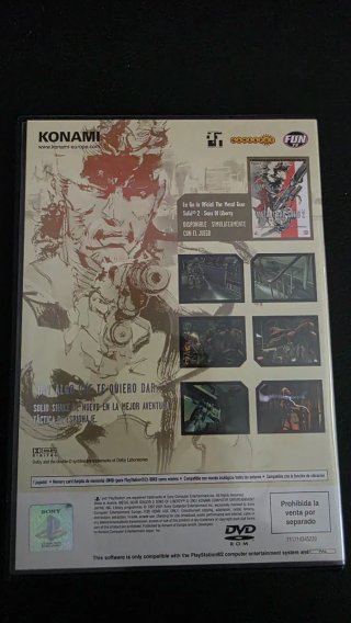 Metal Gear Solid 2 PS2 (PlayStation 2)