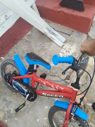 Bicicleta infantil roja SPEED