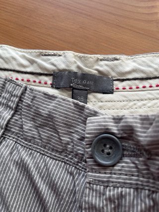 Pantalón Corto Rayas Diplomáticas (Talla 38 ES)