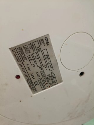 Termo eléctrico Edesa 50L