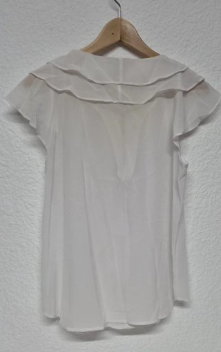 Blusa H&M gasa volantes Talla M/L