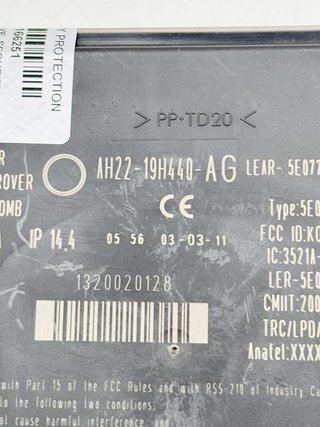 AH2219H440AG Unidad de control llave Land Rover Range Rover Sport