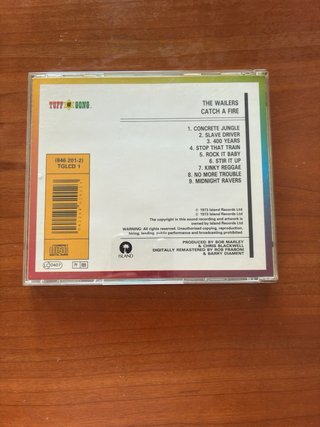 CD Bob Marley and The Wailers Catch a Fire