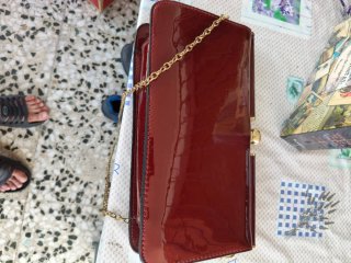 Bolso de fiesta David Jones rojo