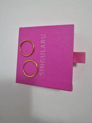Pendientes Aro Baño Oro Singularu