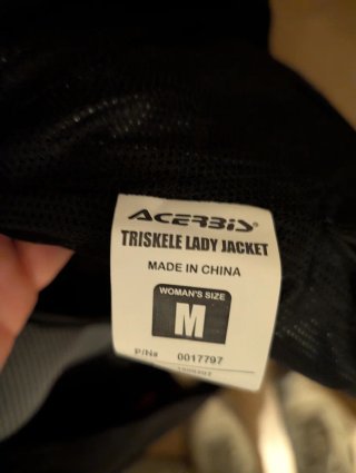 Chaqueta Moto Acerbis Mujer Talla M