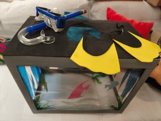 Disfraz Acuario Casero Infantil