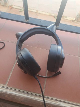 Auriculares Gaming Hoco W107 Oreja de Gato con luz