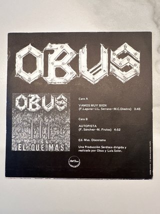 Vinilo OBUS Vamos muy bien Heavy Metal