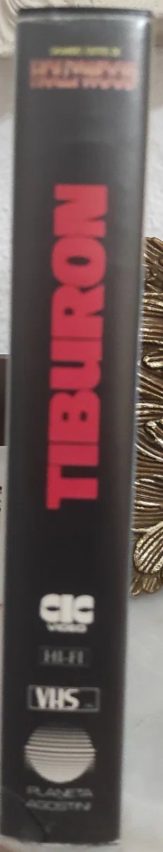 Tiburón VHS Película Suspense Terror Español