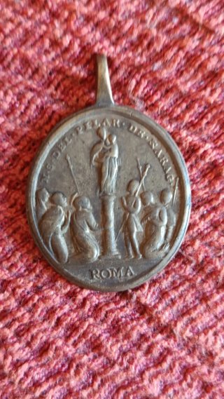 Medalla bronce Sta.Helena N.S. Pilar Roma S. XVIII