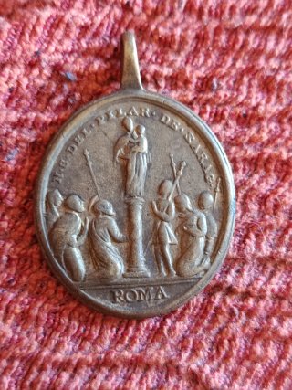 Medalla bronce Sta.Helena N.S. Pilar Roma S. XVIII