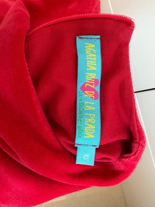 Vestido Agatha Ruiz de la Prada Rojo Talla 10 años