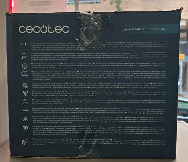 Cecofry & Grill Duoheat 10000 Cecotec