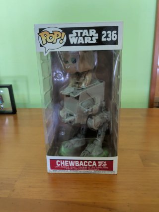 Funko Pop Star Wars Chewbacca con AT-ST 236