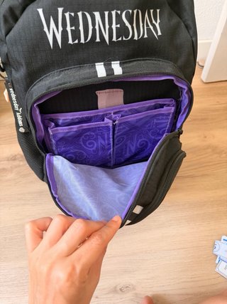 Mochila con carro Wednesday Addams
